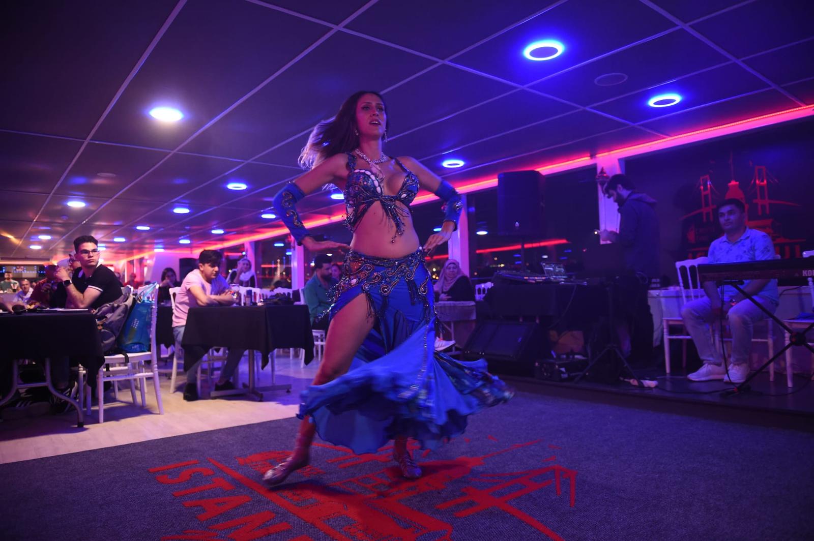 Bosphorus Cruise: Dinner + Unlimited Soft Drinks + Private Close to Show Table + Shows with Hotel Transfer